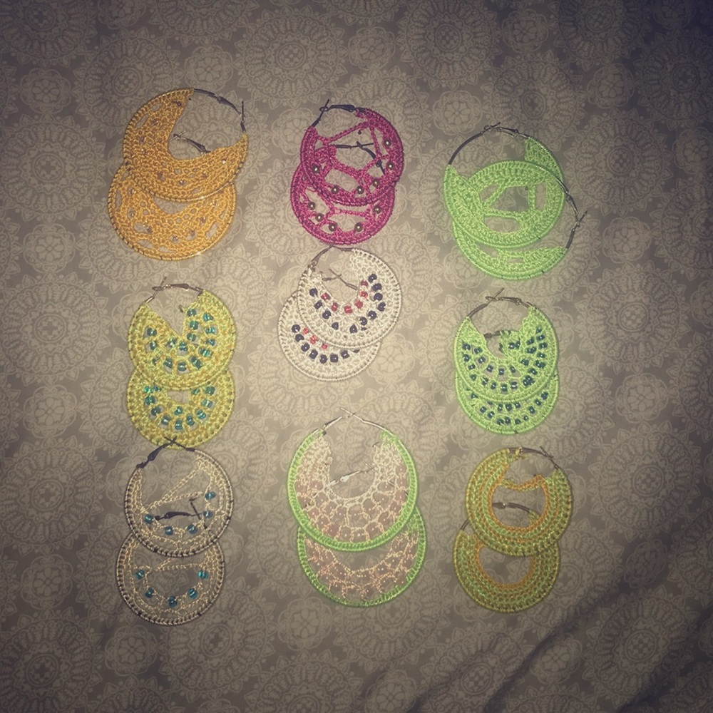 Handmade African earrings